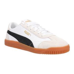 Brand New Puma Women’s Club 5v5 Suede White and Black Sneakers